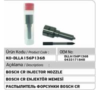 DLLA156P1368 Bosch CR Einspritzdüse 0433171848 für 0445110279 0445110186