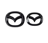 DLLHL Auto Emblem für Mazda 6 Sport Combi 2018-2024,Metall Logo Aufkleber Autoaufkleber Badge Wappen Zeichen Selbstklebende Dekoration Aufkleber Car Styling Zubehör,Black
