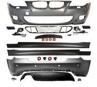 DM Autoteile 1435 Umbau Stoßstange vorne + hinten +Seite kompatibel für BMW 5er E60 LCI Serie & M-Paket FACELIFT+ABE