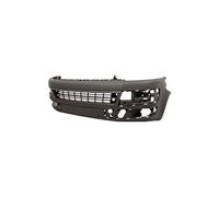 DM Autoteile 371577 Stoßstange vorne genarbt dunkelgrau+Gitter kompatibel für VW Transporter T5 Facelift 09-15