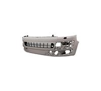 DM Autoteile 371579 Stoßstange vorne grundiert SR Gitter kompatibel für VW Transporter T5 Facelift 09-15