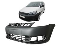 DM Autoteile 6540 Einbaufertig Ersatz Stoßstange Vorne kompatibel für VW Caddy III 2010-2015 Facelift Schwarz