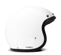 DMD Retro Solid White Open Face Helm Jethelm Motorradhelm ECE22.06, S