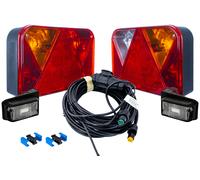 DOBPLAST und MANTES Anhänger Beleuchtungsset DPT35 Rückleuchten DPT15 LED