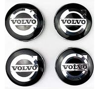 DOCHKA Nabenkappen Felgen Kappen Felgendeckel Radkappen Radnabendeckel Nabendeckel Felgenkappen für Volvo V40 V60 V90 S60 S40 V70 XC70 XC60 XC90, 4 X 60mm