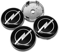 DOCHKA Nabenkappen Felgen Kappen Felgendeckel Radkappen Radnabendeckel Nabendeckel Felgenkappen für Opel OPC Astra J h g k Insigne Corsa D b e Mokka Vectra, 4 X 56mm,B