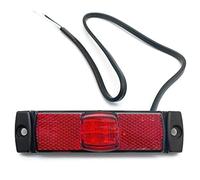 DOJA Barcelona | Begrenzungsleuchte 12v LED Licht Rot | PACK 2 Positionsleuchten | Begrenzungsleuchten Anhänger Beleuchtung | LKW Zubehör Umrissleuchte Positionslicht, Seitenmarkierungsleuchte