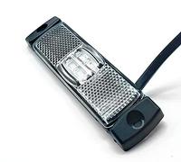 DOJA Barcelona | Begrenzungsleuchte 12v LED Licht Weiß | PACK 4 Positionsleuchten | Begrenzungsleuchten Anhänger Beleuchtung | LKW Zubehör Umrissleuchte Positionslicht, Seitenmarkierungsleuchte