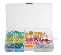 DollaTek 120pcs Mini Blade Sicherungskasten Sortiment Set Kfz-LKW-Sicherungen Halter Kit