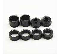 Dolvitrny Aluminiumlegierung für Gabelhalterung für Autodach, Schnellspanner Steckachsenadapter, 100 mm bis 110 mm, für Fahrradhalterung für LKW, SUV, Wohnmobile (schwarz)