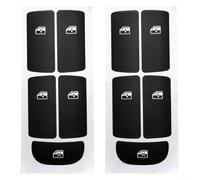 Dolvitrny Armaturenbrett-Tasten-Wiederherstellungs-Set für SAAB 9-3 2003-2012, Innen-Druckknopf-Aufkleber, Vinyl-Tasten-Reparaturset, schwarze Overlay-Aufkleber