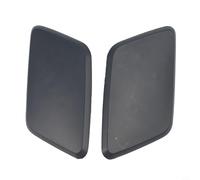 Dolvitrny OEM Frontscheinwerfer Waschdüse Abdeckkappe für Skoda Octavia Mk2 2004-2013, 1Z0955109/1Z0955110, schwarze Kunststoff-Innenverkleidung