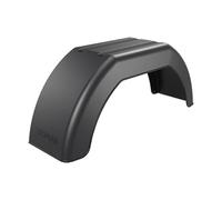 DOMAR 1x Kotflügel für Auto Anhänger, Kunststoff 89x18cm, Schutzblech robust und leicht mit flacher Oberfläche, universal