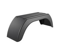 DOMAR 1x universal Kotflügel für PKW Anhänger, Kunststoff 73,5x16cm, Schutzblech robust und leicht mit flacher Oberfläche