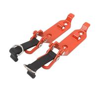 Domary Dachträger-Schaufelhalter, Auto-Schaufelhalterung, Robustes Metall-Gummi-Klemmen-Montageset mit Halterung aus Zinklegierung für die Organisation von Werkzeugen in der Fahrz (Orange)