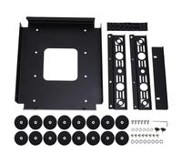 Domary Robuste Magnetische Montagebasis, Universell Passend für Mini 560 Pfund, Haltekraft, 8 Magnete, Allwetter-Edelstahl-Halterungssystem für PKW, LKW, Wohnmobil