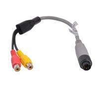 Dometic Adapter Monitor, 6-poliger Schraubstecker auf Cinch-Buchse