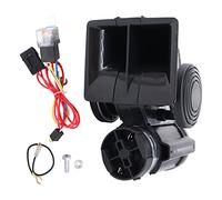 Doo Engy Nebelhorn Druckluft Hupe Horn 12V Kompressor Fanfare 150dB Lufthorn Drucklufthorn Signalhorn 2 Klang für alle 12V Fahrzeuge LKW Züge Boote Autos PKW Motorrad universal