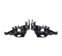Doo Engy Nebelscheinwerfer Halter Träger Stoßstange Scheinwerfer Halterung Scheinwerferhalterung Lampenrahmen schwarz vorne links und rechts für M Klasse W163 2002-2005