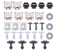 Doo Engy Unterboden Unterfahrschutz Getriebeschutz Motorschutz Spritzschutz Einbausatz Clips Schrauben Befestigungsclip Schutz Cover Halteklammern Klammer für A4 A6 A8 29 Set