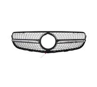 Doppel-Lamellen Grill Für Mercedes Für Benz GLC Klasse W253 GLC200 GLC250 GLC300 GlC450 2015-2019 X253 Diamanten Grille Vorne Racing Grill Sport Kühlergrill(No camera3)