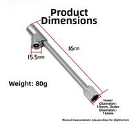 Doppelende Ventilverlängerung zum Reifenpumpen passend für Autos Motorräder f