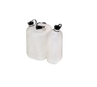 hünersdorff 824900 ECO / Doppelkanister / Kombikanister für Kraftstoff und Öl mit zwei Einfüllsystemen, 5,5 + 3 Liter, UN-Zulassung, Made in Germany