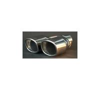 Doppelrohr-Auspuffblende Eckig 87x75 mm