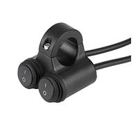 Doppeltaster Lenkerschalter-22Mm Motorrad Lenker Schalter Doppelsteuerknopf Scheinwerfer Brems Licht Nebelscheinwerfer Horn Aluminiumlegierung (#2)