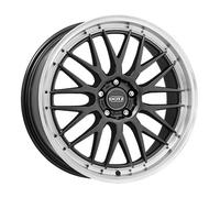 Dotz Bilbao dark 7,0x17 ET38 Gunmetal polished Lip Alufelge