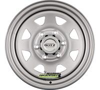 4 Alufelgen DOTZ DAKAR - Ohne Zubehör 6J x 15 Zoll ET 0 LK 5x139.70 Silver NEU