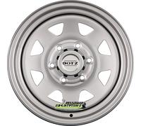 ALUFELGE DOTZ DAKAR FUR JEEP CHEROKEE 7X15 5X114.3 SILVER RKF