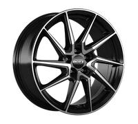 Dotz Spa Black Polished Alufelge 18 Zoll ET48 5x114,3 ML71,6