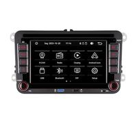 Double din Autoradio Kompatibel mit kabelloses CarPlay Android Auto mit Hohe Ausgangsleistung IPS Bluetooth für VW Golf 5 6 Passat Jetta Caddy EOS T5 Tiguan Touran CC Polo