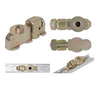 Stud Fitting Double mit Schraubengewinde für Airlineschienen