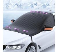 DOUKI Auto Winter Frontscheibenabdeckung für Opel Corsa F/Corsa-e MJ22/Corsa Edition/GS Line 2019-2023 2024, DREI Fenster Eisschutzfolien Auto Schnee, Staub, Frost Auto Zubehör
