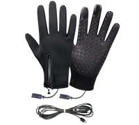 doyandader Elektrische Handschuhe, USB-Heizung, Radfahren, Winterhandschuhe, 3 Modi, Winddicht, Handwärmer für Motorrad, Reiten, Fahren, Ski, Roller, Herren, Damen, Angeln, Outdoor-Sport