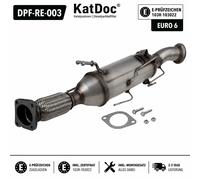 NTY Ruß-/Partikelfilter, Abgasanlage für RENAULT NISSAN OPEL DPF-RE-003