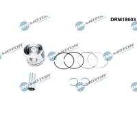 Dr.Motor Automotive Kolben mit Kolbenringen für RENAULT OPEL DRM18603