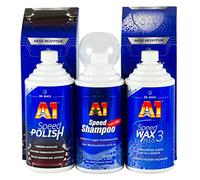 DR. WACK A1 Speed Polish Politur 500ml & Speed Wax Plus 3 500ml & Shampoo 500ml