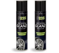 DR. WACK P21S Reifen-Glanz Spray 400 ml - Reifenpflege fürs Auto - Ausbleichschutz vor UV-Strahlung - Für alle Reifentypen - Neuer Glanz für verblasste Reifen - Hochwertige Autopflege (Packung mit 2)