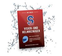DR. WACK - S100 Visier- & Helmreiniger Tuch - Schnelle & kratzfreie Reinigung für unterwegs - Reinigungstuch für Motorradhelm - Für alle Visiere geeignet - Hochwertige Motorradpflege