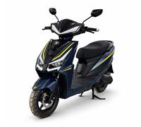 Urban Hopper Lithium Elektroroller Dragon 45km/h 60V 20Ah 2kW Blau-Gelb TopCase