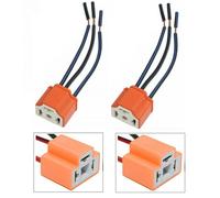 Draht Zopf Buchse Keramik S 9003 HB2 H4 Zwei Gurt Kopf Licht Anschluss Stecker