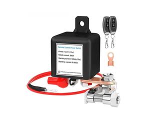 Drahtloser Fernbedienungs-Batterie-Relais-Schalter für Auto-Start, Fernbedienung Batterie-Trennschalter für 12v/24v Autos, Wohnmobile