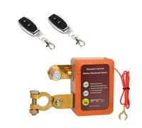 Drahtloser Ferngesteuerter Auto Trennschalter 12V 240A,Automatic Batterie Trennschalter Mit Fernbedienung,Anti-Diebstahl Batterietrennschalter Kill Switch für ATV,Anhänger,Boote,Auto,LKW,RV,Orange