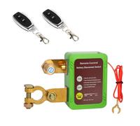 Drahtloser Ferngesteuerter Auto Trennschalter 12V 240A,Grüne Automatic Batterie Trennschalter Mit Fernbedienung,Anti-Diebstahl Batterietrennschalter Kill Switch für ATV,Anhänger,Boote,Auto,LKW,RV