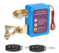 Drahtloser Ferngesteuerter Auto Trennschalter, 12V Auto Batterie Trennschalter, 12V 240A Batterietrennschalter mit Batterie Kill Switch, Automatische Abschaltung Schalter mit 2 Fernbedienung für Pkw