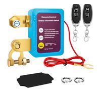 Drahtloser Ferngesteuerter Auto Trennschalter, Batterie Trennschalter 240A | Batterietrennschalter 12V Mit Fernbedienung, Batterie Kill Switch Anti-Diebstahl, für Auto, RV, ATV, LKW, Boot