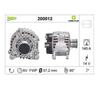 VALEO 200012 Lichtmaschine